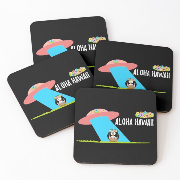 Aperçu de l'œuvre OVNI Hawaii créée et vendue par GraphicBit.