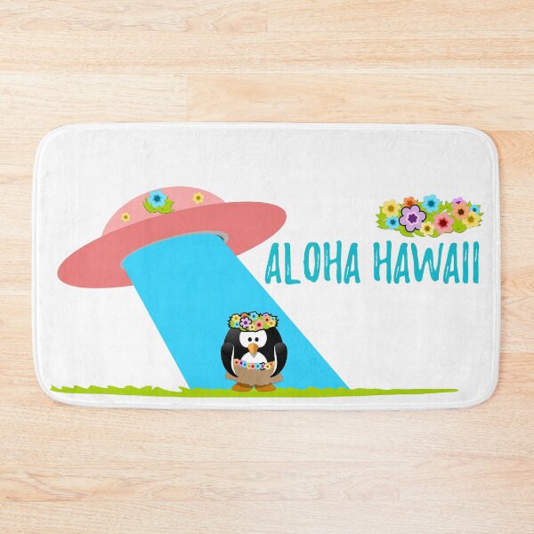 Aperçu de l'œuvre OVNI Hawaii créée et vendue par GraphicBit.