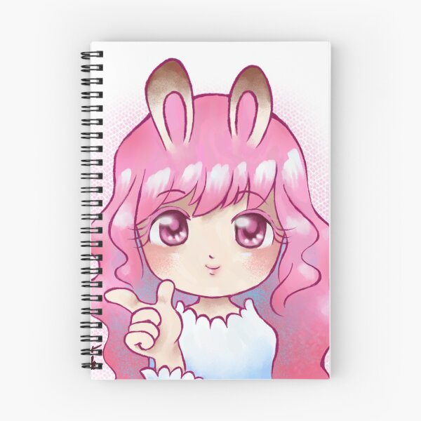 Item preview, Pink Bunny Girl - Cute Kawaii Anime Art designed and sold by BonBonBunny.