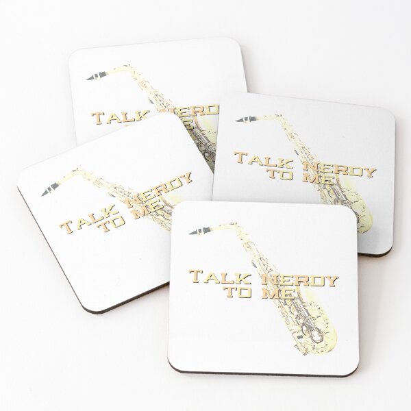 Item preview, Talk Nerdy To Me - Alto Saxophone designed and sold by BandMomDesigns.