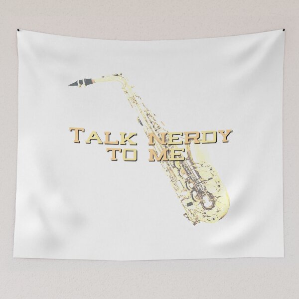 Item preview, Talk Nerdy To Me - Alto Saxophone designed and sold by BandMomDesigns.