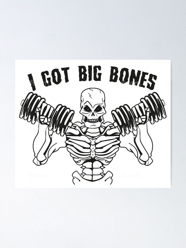 Skeleton Weightlifting Workout Gifts Sticker for Sale by KingMasterStore