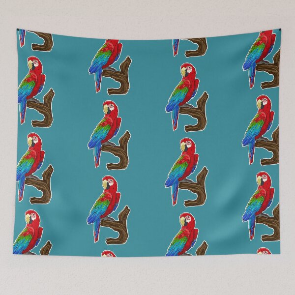 Item preview, Doodle Scarlet Macaw designed and sold by Victoria Peterson.