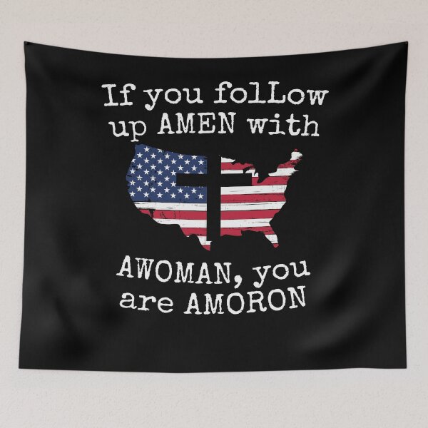 Item preview, if you follow amen with awoman, you are amoron designed and sold by PERsonalthreads.