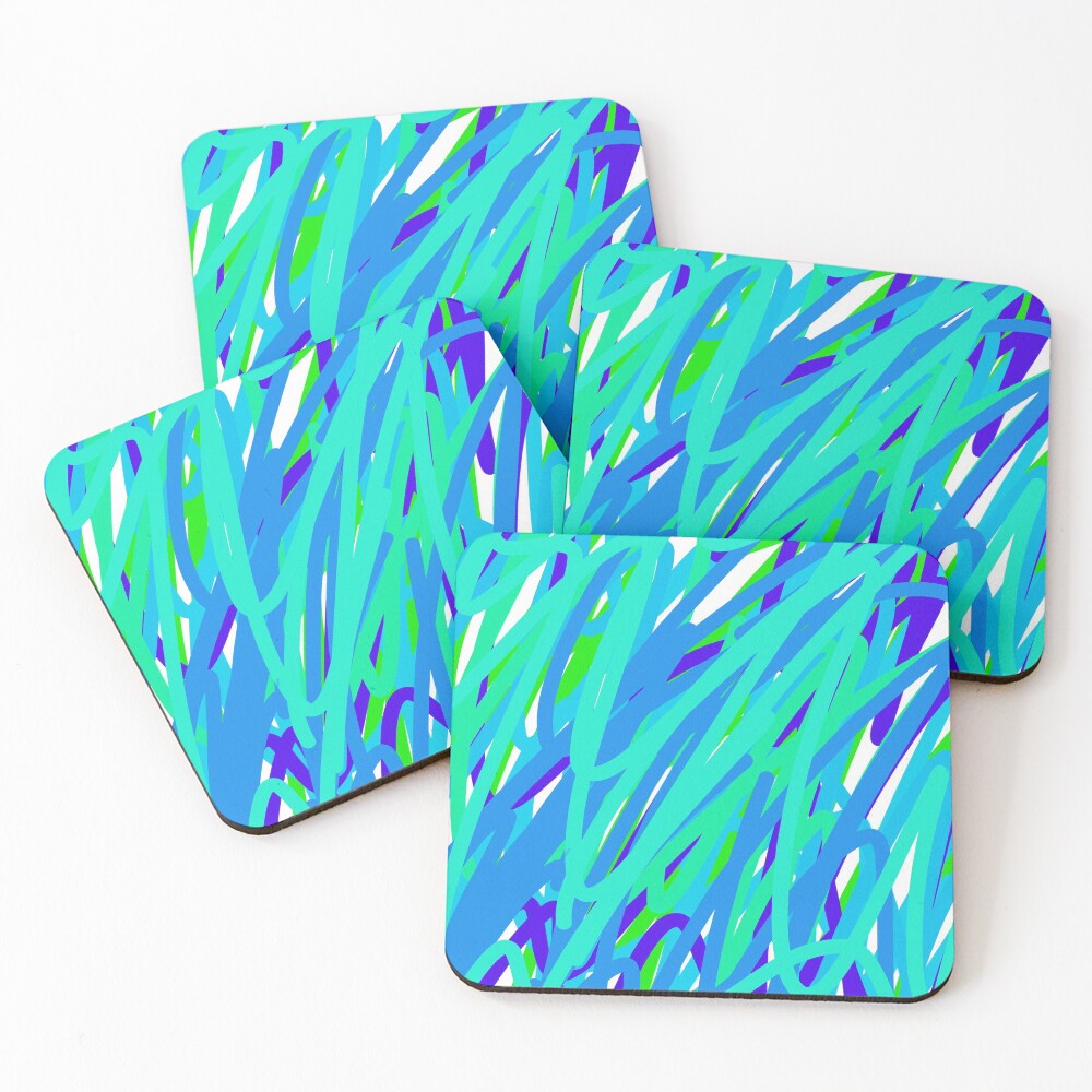 Item preview, Coasters (Set of 4) designed and sold by HummingTurtle.