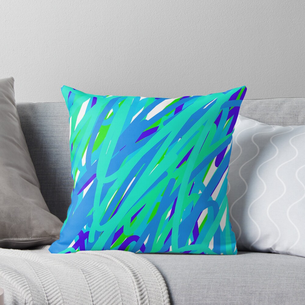 Item preview, Throw Pillow designed and sold by HummingTurtle.
