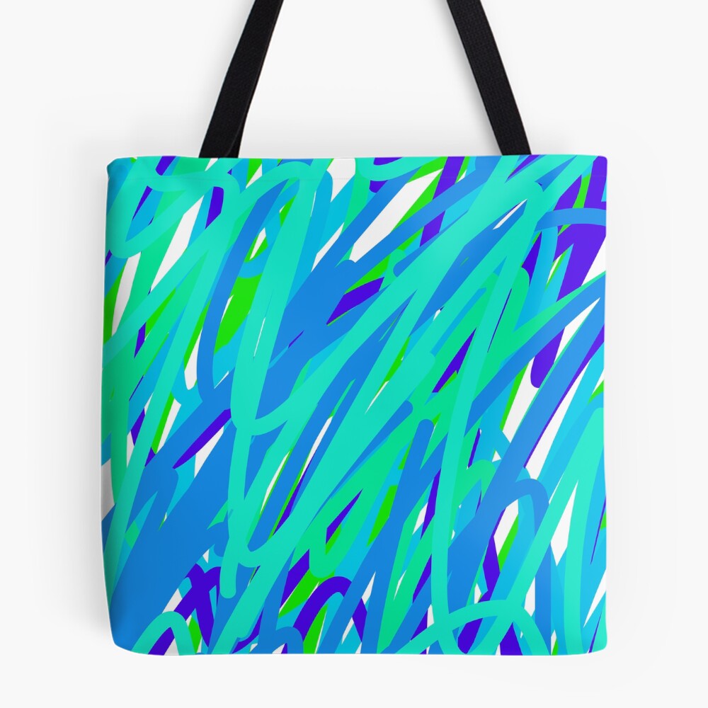Vista previa del artículo con la obra «Bolsa estampada de tela», diseñado y vendido por HummingTurtle.