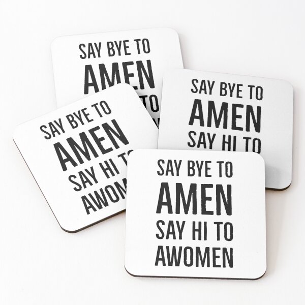 Item preview, amen and awomen sticker  designed and sold by Mbad12.