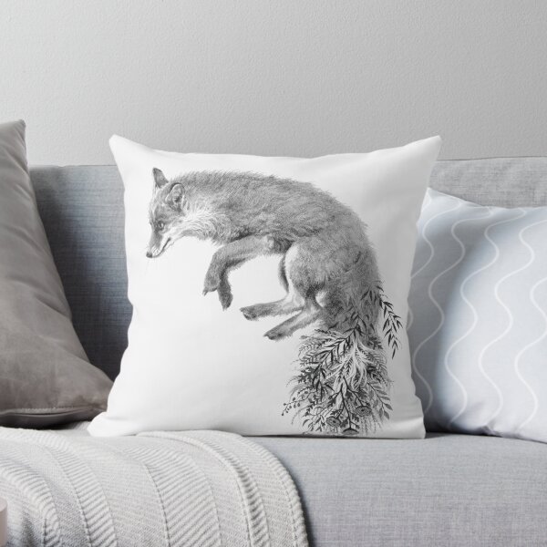 Fox Throw Pillow