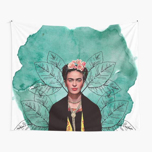 Item preview, Frida Kahlo, watercolor flowers, color designed and sold by Adriana C (All about Frida).