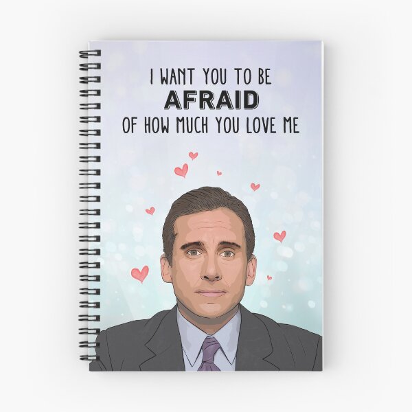 Item preview, The Office - Michael Scott - Quiero que tengas miedo de cuánto me amas designed and sold by Orsum-art.