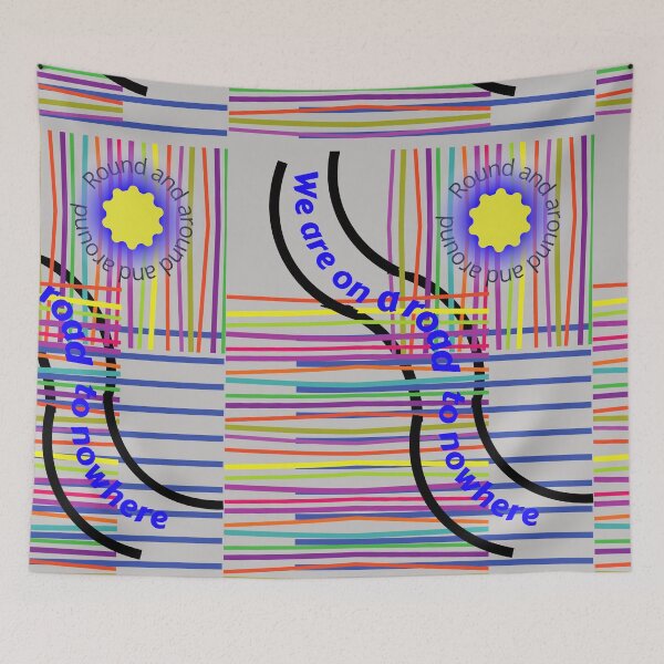 Item preview, Road to Nowhere - Around and Around We Go designed and sold by HopeMerc.