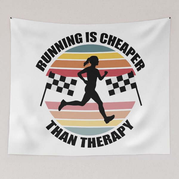 Item preview, Running is Cheaper Than Therapy designed and sold by Orchyd.