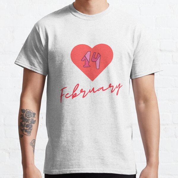 camisas para el 14 de febrero