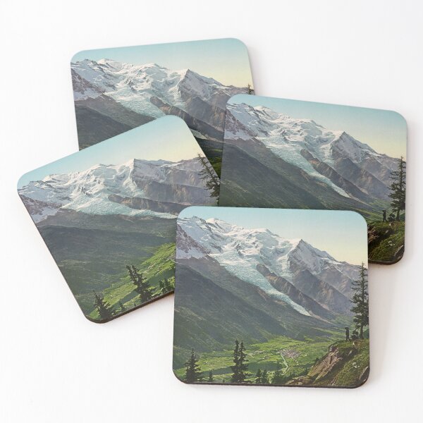 Item preview, Chamonix Valley - Montblanc and La Flegere - France Circa 1905 Photochrom designed and sold by warishellstore.