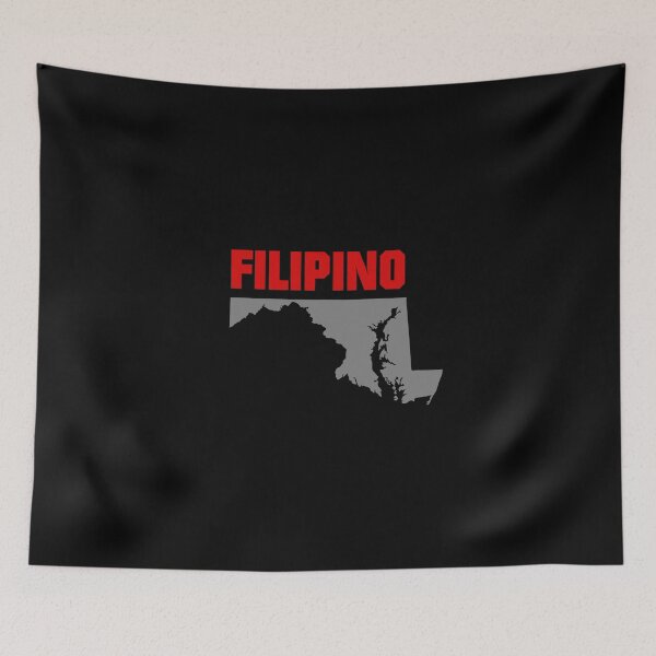 Aperçu de l'œuvre Filipino Maryland Filipino Pride créée et vendue par FilipinoMerch.