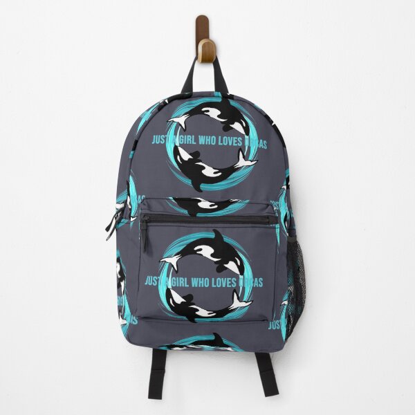 Item preview, Just a girl who loves orcas designed and sold by Jaime Brash.