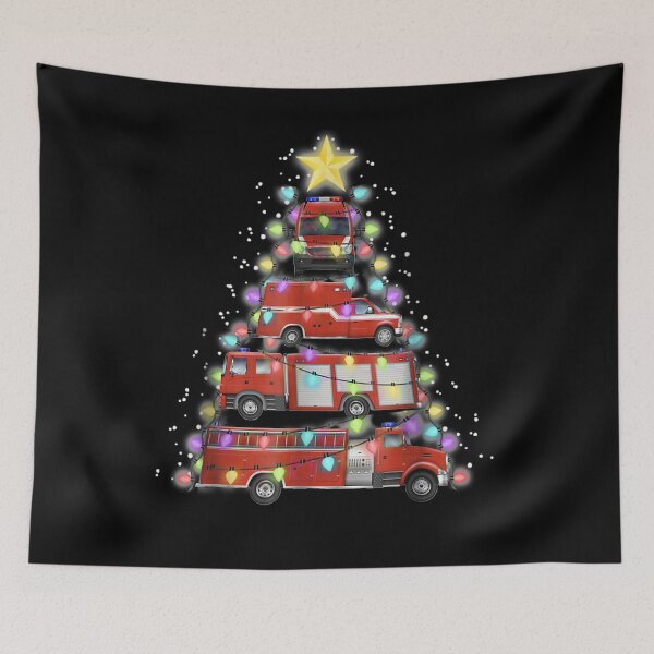 Item preview, Firefighter Tree designed and sold by OrnamentallyYou.