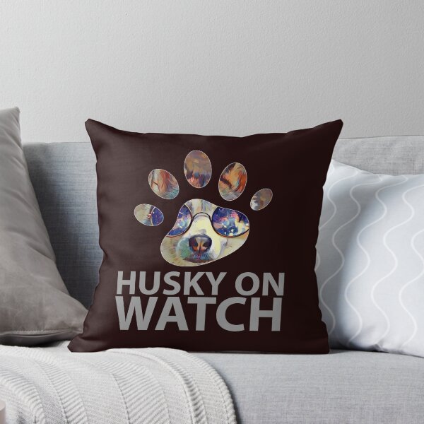Item preview, husky on watch, husky. paw designed and sold by efenem.