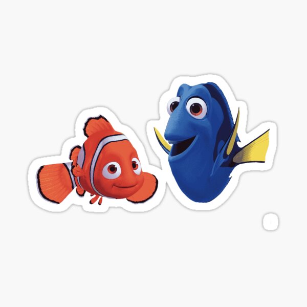 Nemo and dory stickers Sticker