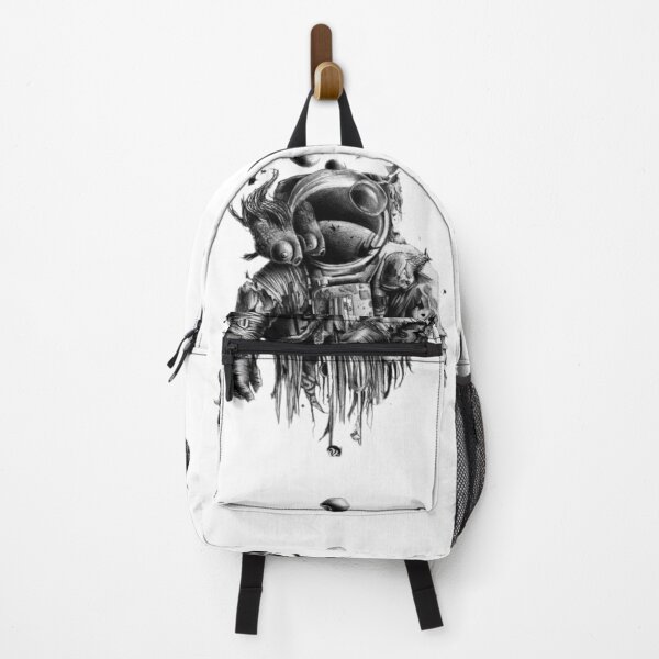 Graffiti Black Spaceman Backpack