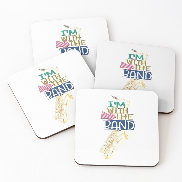 Item preview, I'm With The Band - Tenor Saxophone designed and sold by BandMomDesigns.