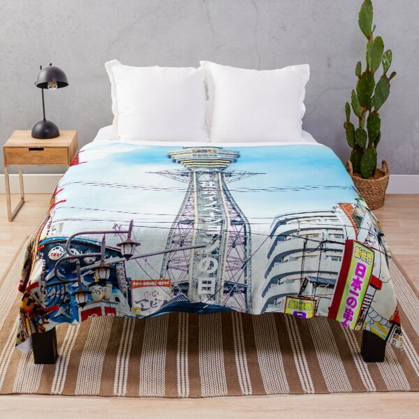 Item preview, Retro Osaka Shinsekai Painting designed and sold by recs-official.