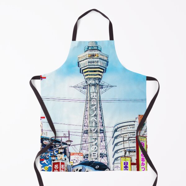 Item preview, Retro Osaka Shinsekai Painting designed and sold by recs-official.