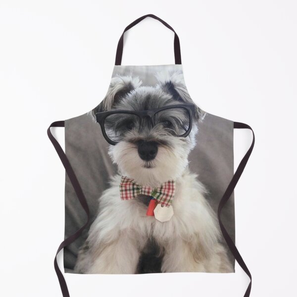 Item preview, Schnauzer dog with glasses pets dogs cute puppy designed and sold by Coolstuff4you71.