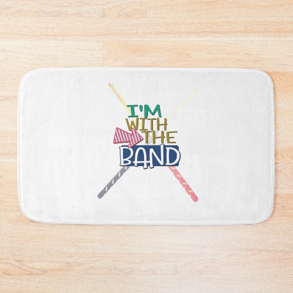 Item preview, I'm With The Band - Drumsticks designed and sold by BandMomDesigns.