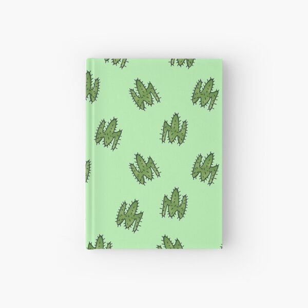 Green cactus Hardcover Journal