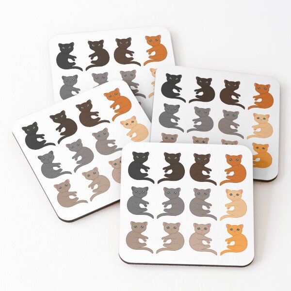 Item preview, A Study in Cat Colours designed and sold by voidofstars.