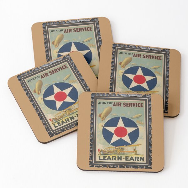 Item preview, Air Force, Join the Air Service, Learn-Earn designed and sold by ronnieyoung.