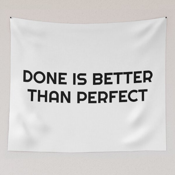 Item preview, Done is better than perfect designed and sold by Inspirationmotivation.