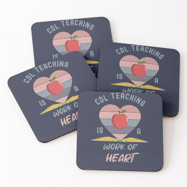 Item preview, CDL Teaching is a Work of Heart designed and sold by Dorkification.