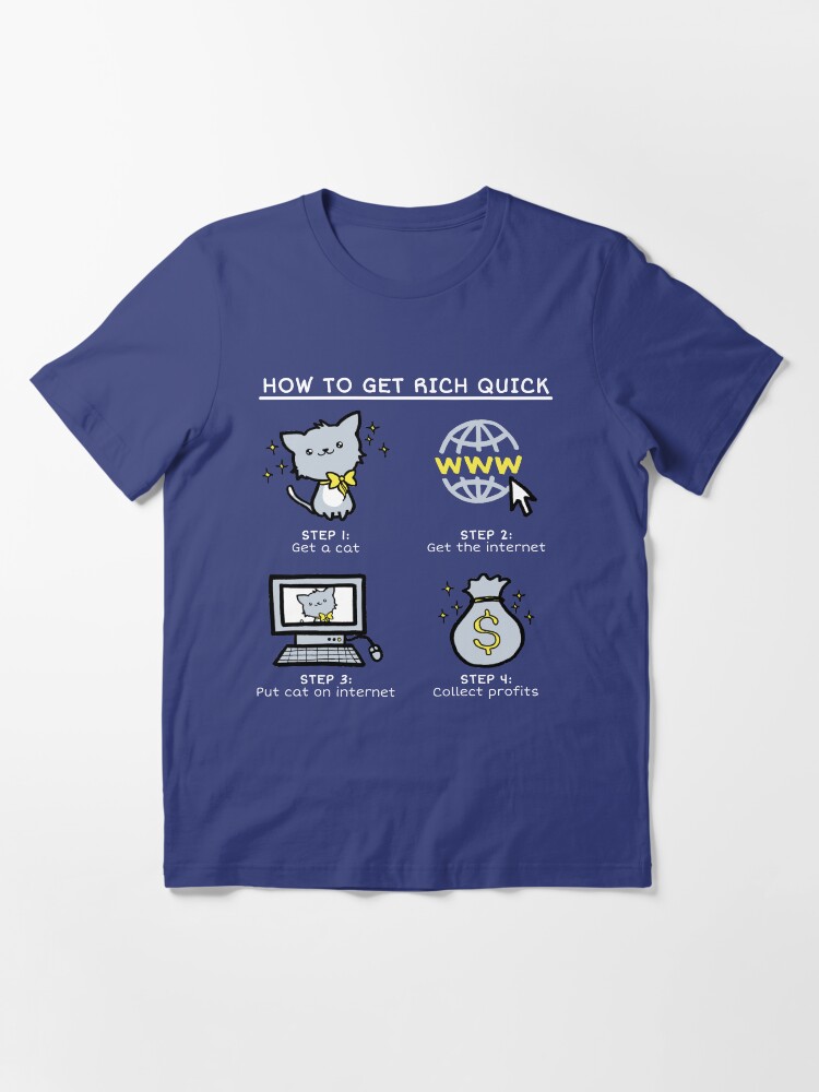 Alternate view of How to Get Rich Quick Essential T-Shirt
