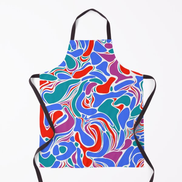 Artikelvorschau, Funky Blue, Red & Teal Marmor Muster entworfen und verkauft von yougalore.