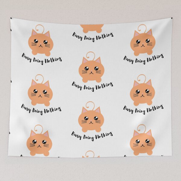 Item preview, *Busy Doing Nothing*- Orange Kitten  designed and sold by CSdoodles.