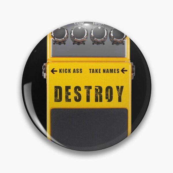Item preview, Destroy Guitar Pedal designed and sold by subculturepress.