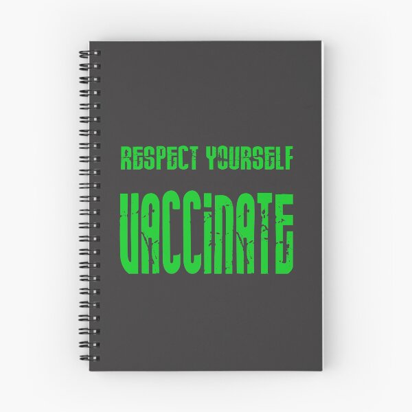 Item preview, Respect yourself, vaccinate quote in green  designed and sold by all-quotes.