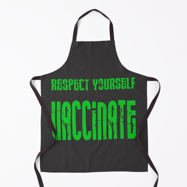 Item preview, Respect yourself, vaccinate quote in green  designed and sold by all-quotes.
