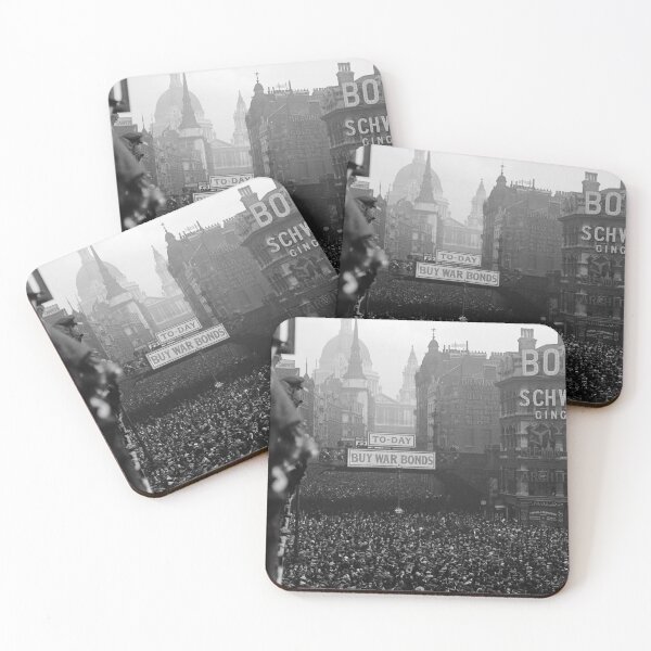 Item preview, Crowds Celebrate The End Of WW1 - Ludgate Circus London - 1918 designed and sold by warishellstore.