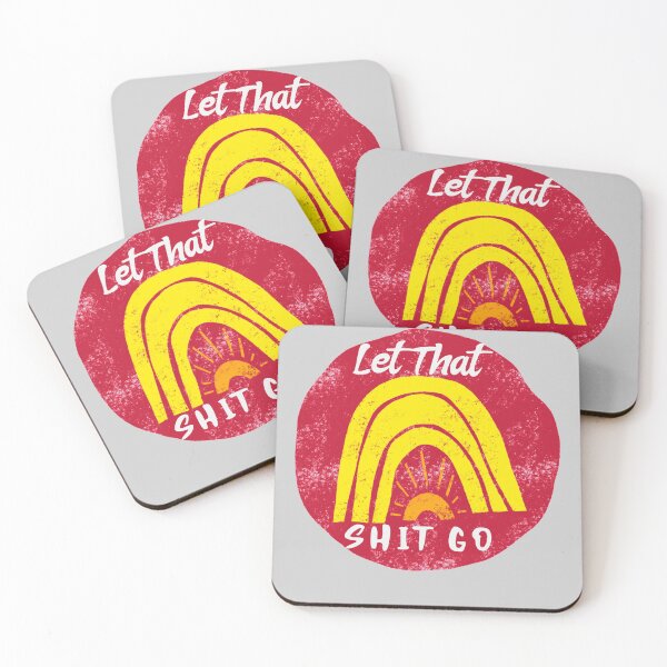Item preview, Rainbow Let That Shit Go Design designed and sold by PositiveStudio.