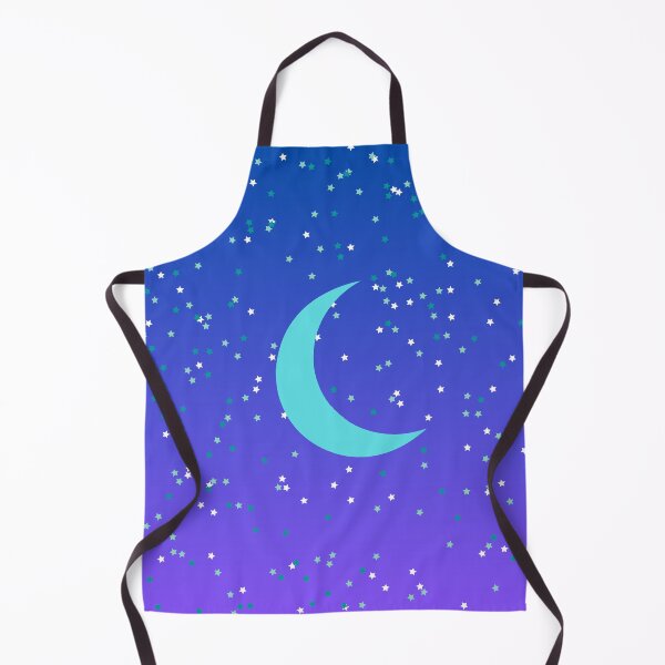 Item preview, Blue Crescent Moon with Stars and Purple and Blue Night Sky designed and sold by ShaunSandhu.