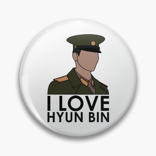 Item preview, I Love Hyun Bin - Crash Landing On You - Captain Ri designed and sold by AJ-DesignCo.