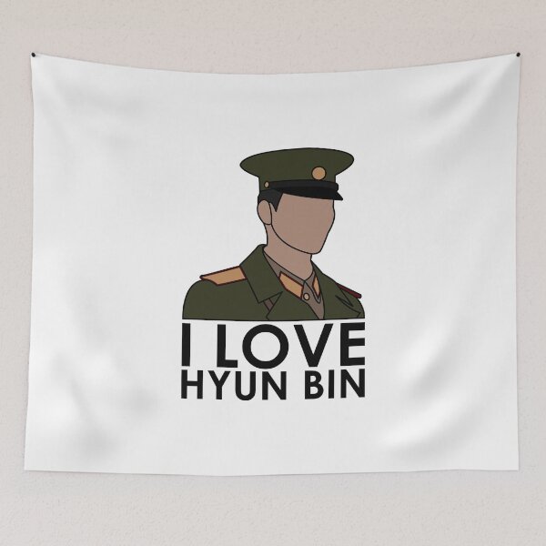 Item preview, I Love Hyun Bin - Crash Landing On You - Captain Ri designed and sold by AJ-DesignCo.