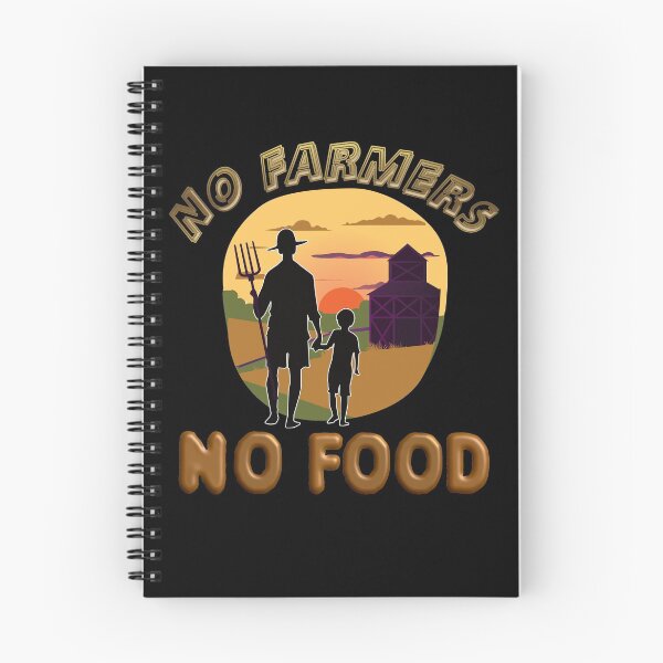 Item preview, NO FARMERS NO FOOD saying motif designed and sold by Momentfaenger.