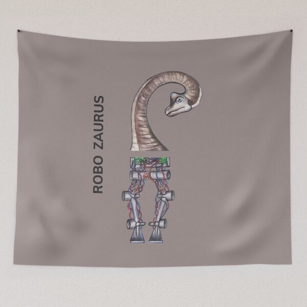 Item preview, ROBO ZAURUS by FrankenDuo asteroid grey designed and sold by FrankenDuo.