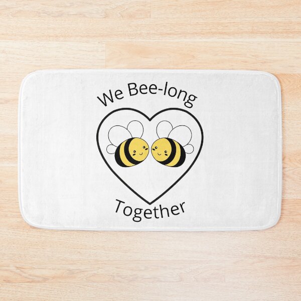 Item preview, We bee long together. We belong together. Cute, Funny Bee Lover Pun Quote. designed and sold by That Cheeky Tee.