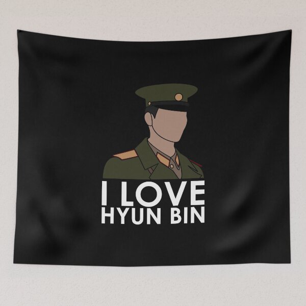 Item preview, I Love Hyun Bin - Crash Landing On You - Captain Ri designed and sold by AJ-DesignCo.
